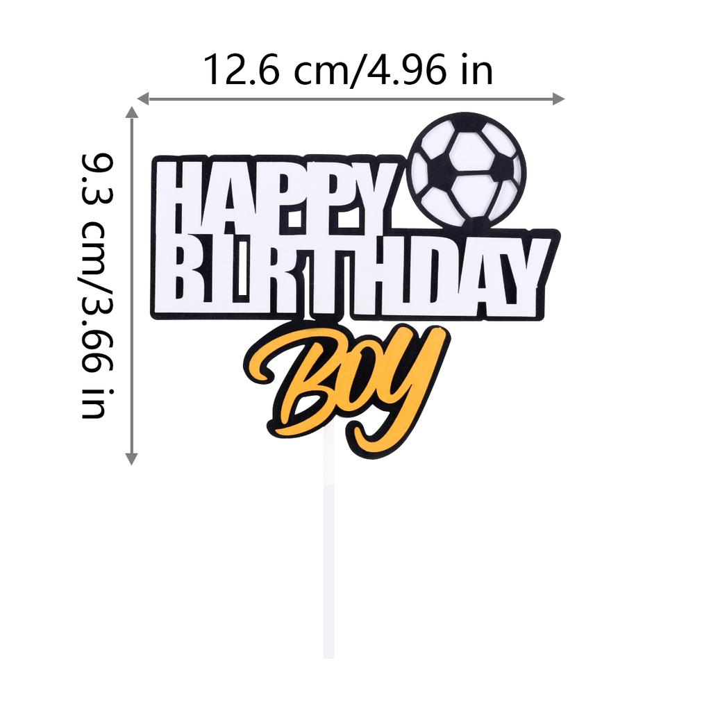 Soccer Ball Goal Player Figurine Cake Toppers Football Cake Decoration For Men Boy Birthday Party Sport Soccer Theme supplies