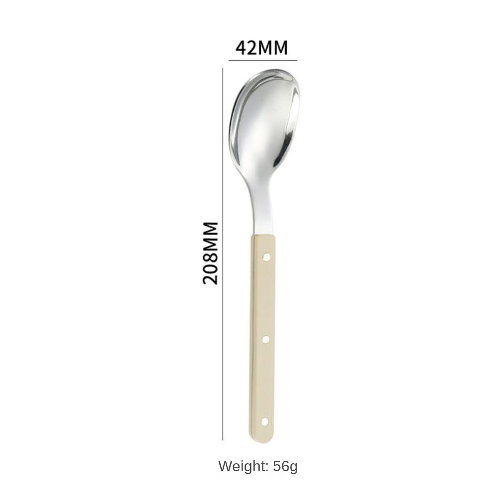 High-quality Dessert Spoon Kitchen Utensils Cutlery Set Portable Dessert Fork