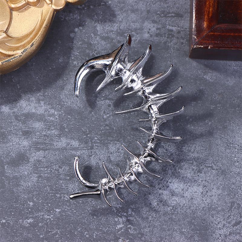 

Punk Thorn Jewelry Earring Bracelet Joint Rings Gothic Cosplay Unisex Metal Hip Hop Accessories Gift as the picture