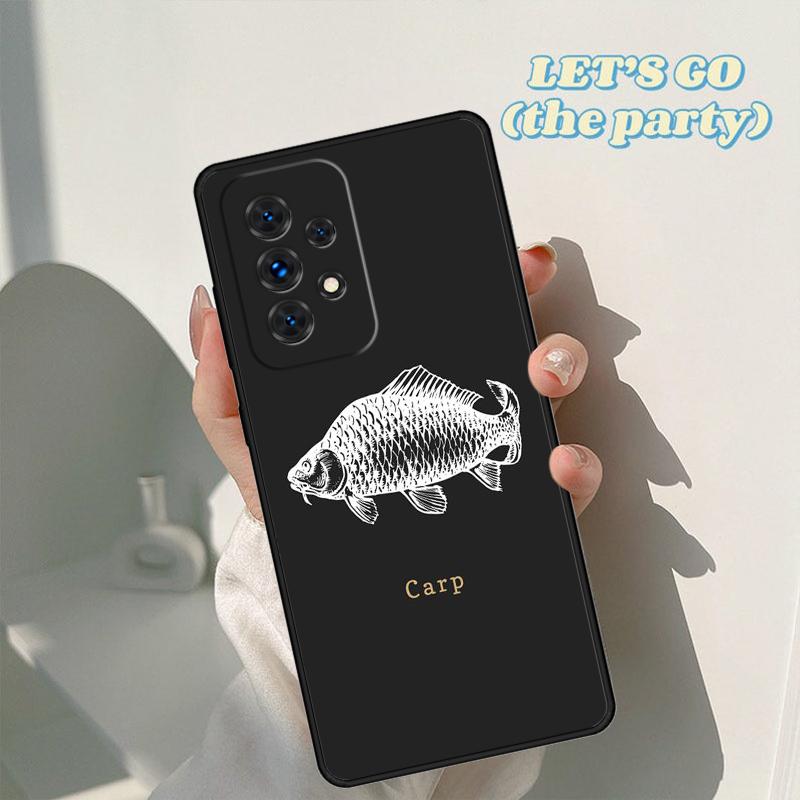 Nash Fishing Logo phone case For Samsung Galaxy A42 A31 A40 A51 A71 A32 A80 A91 A52 A72 A73 A20e A21S A50 A70 A11 A12 Cover