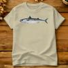 Atlantik Makrele Aquarell Kunst T-Shirt Sommer Baumwolle T-Shirts Für Unisex Design T-Shirt Kurzärmelig Y2k Lustiges Oberteil T-Shirts