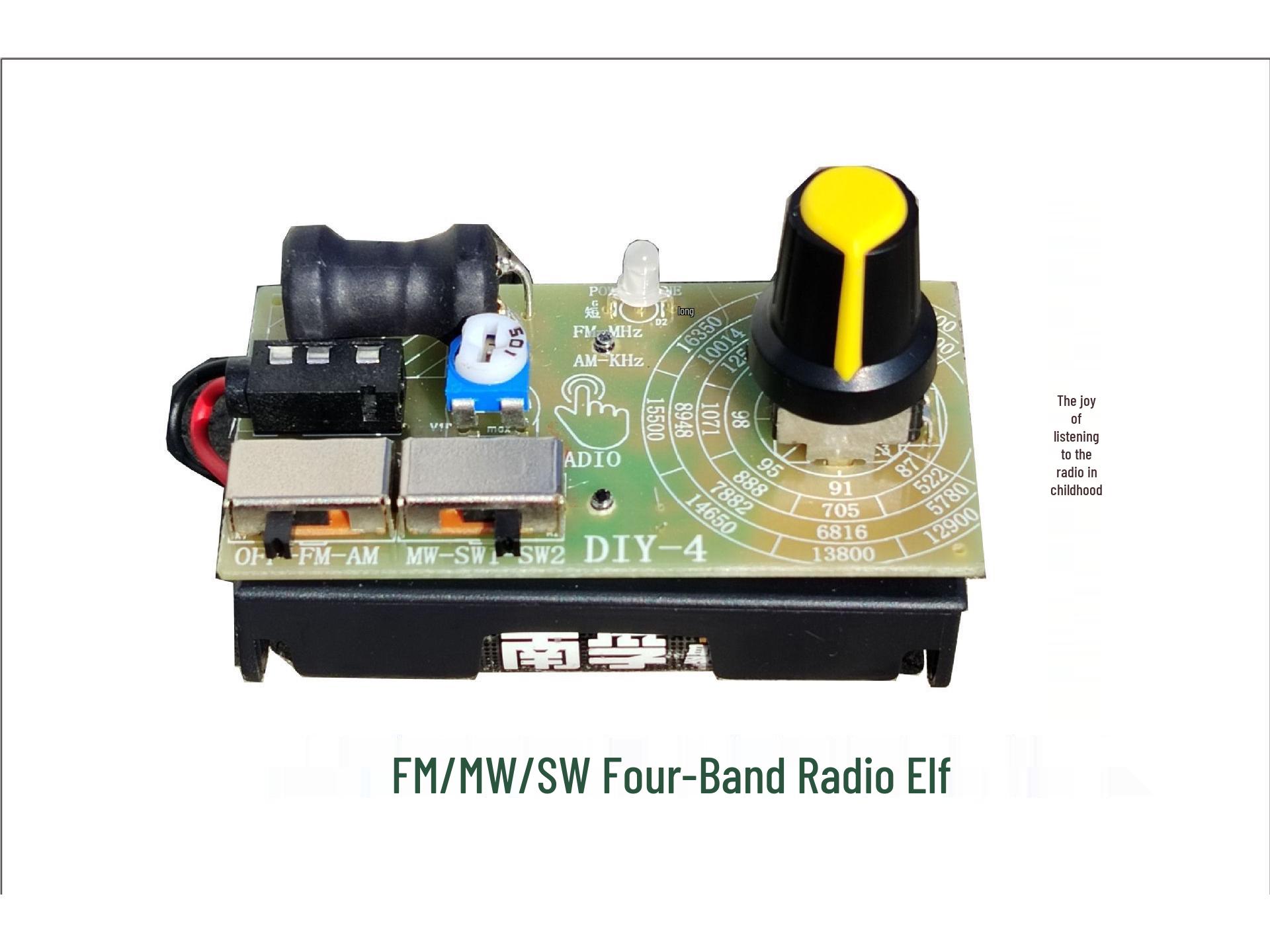 

Multi-Band DIY Headphone Radio: AM, SW, FM Module