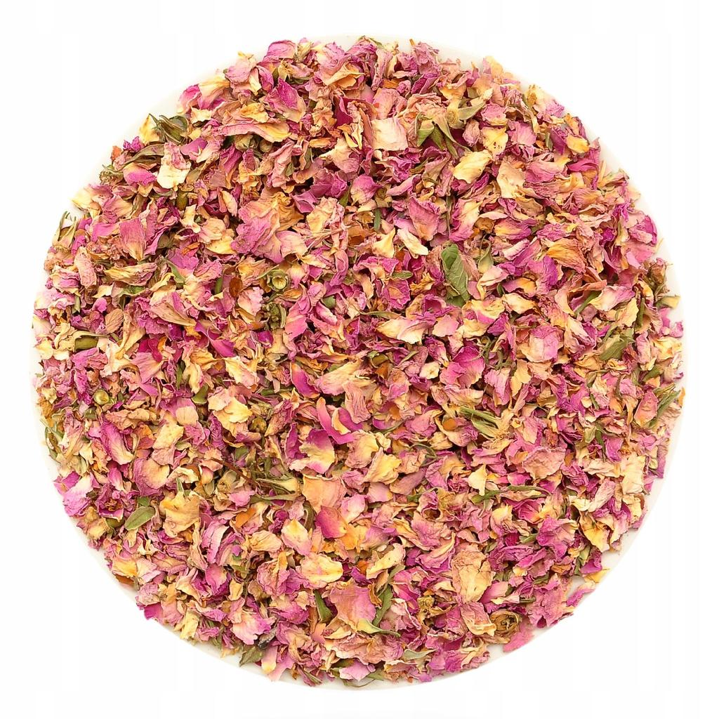 Suszone Płatki Róży Różowe - 50g Kwiaty Jadalne