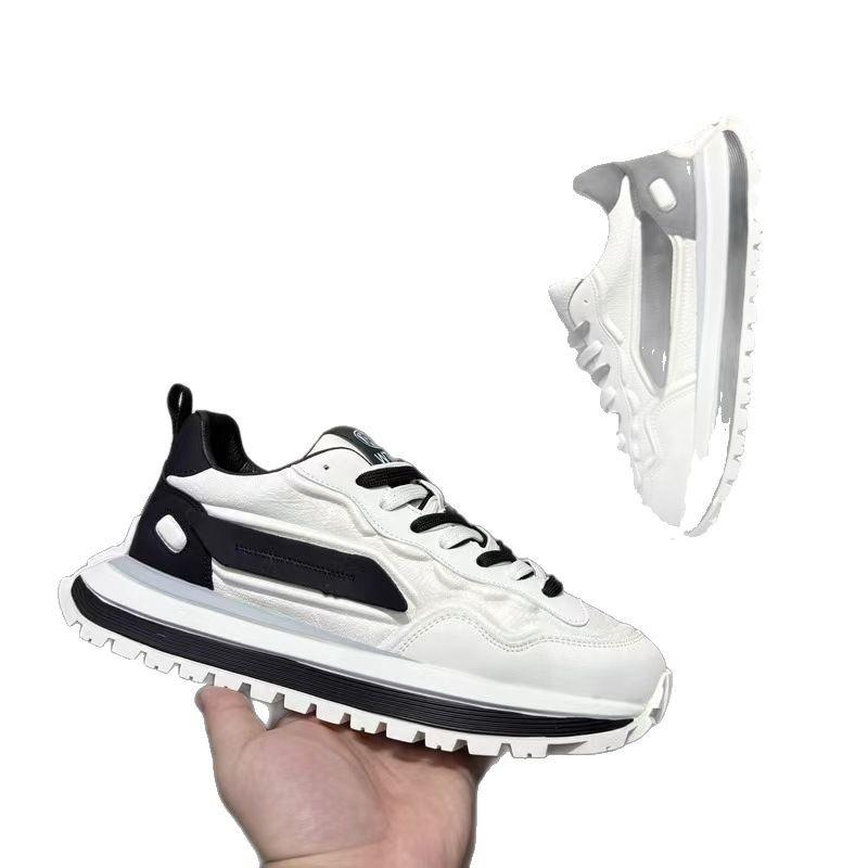 Herrenschuhe neu Frühling vielseitige Plateauschuhe bequem verschleißfest Sport Freizeitschuhe Herren Dad Schuhe