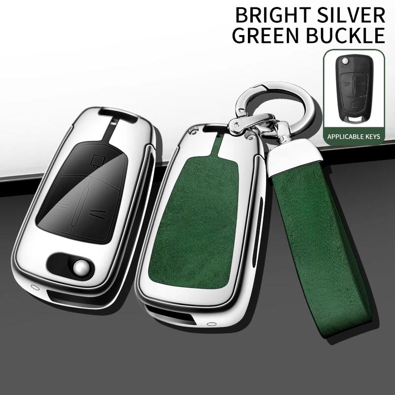 Flip Car Key Fob Case Cover Chain Remote Shell Holder Protector For Chevy Captiva Opel Astra H Adam Corsa Vectra Zafira Insignia