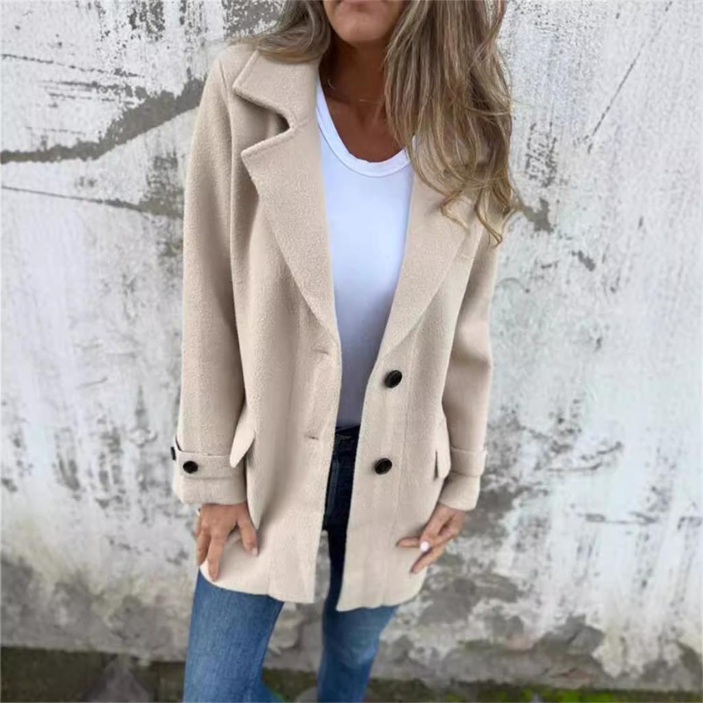 Toamnă și iarnă, doamnelor, ocazional, cardigan cu rever, jachetă din tweed