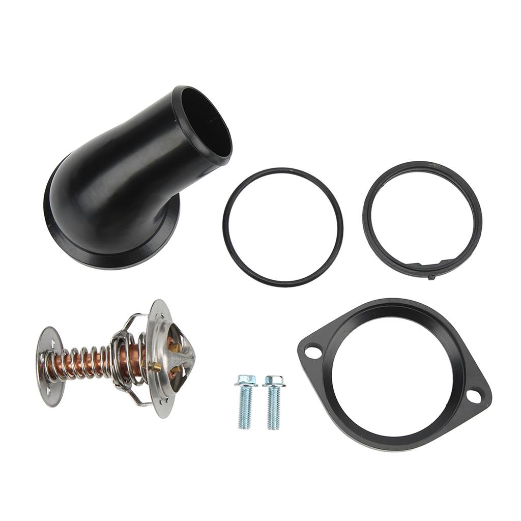 45 Degree Water Neck Housing with Thermostat 90916‑03046 Replacement for LS LS1 LS2 LS7