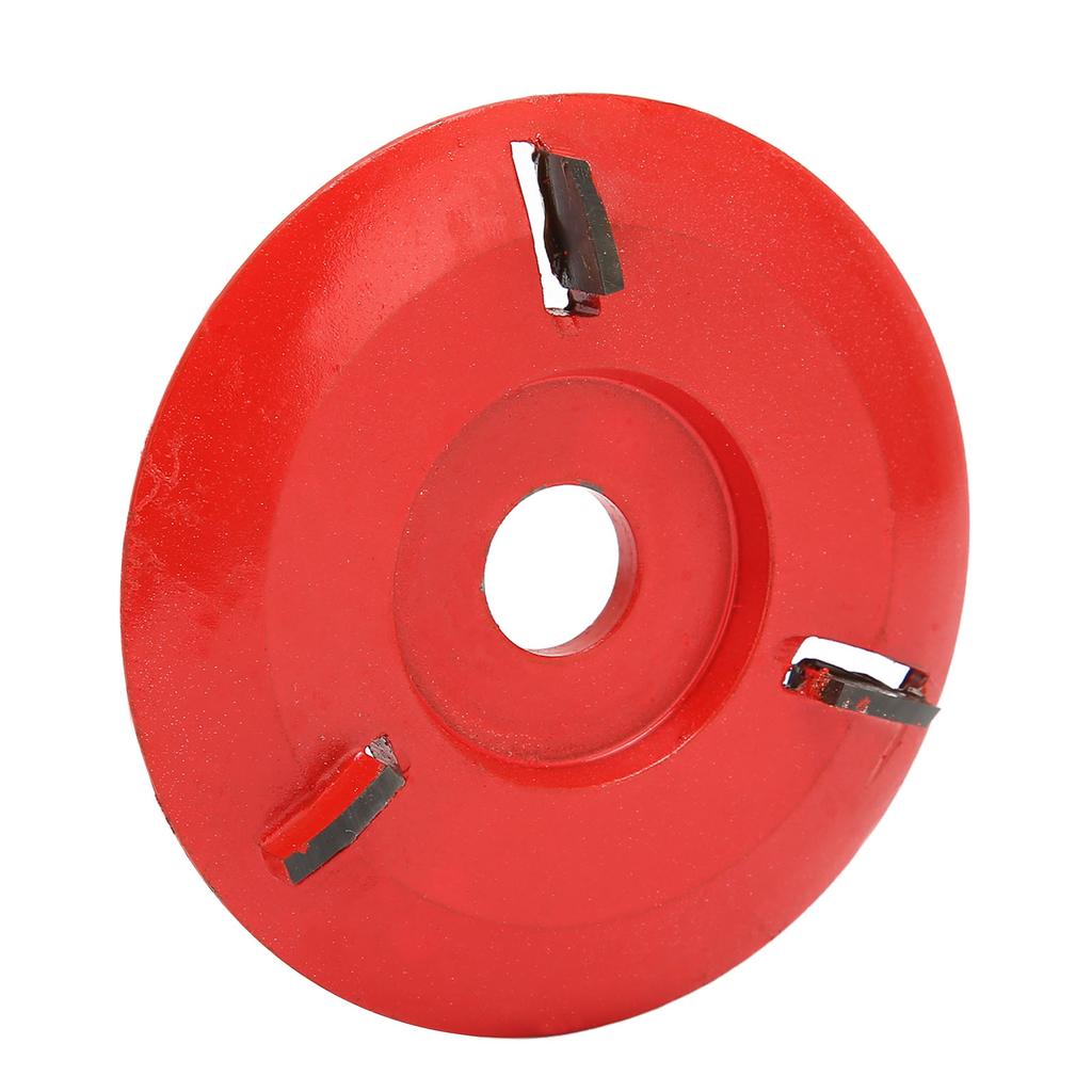 Wood Carving Disc 3 Teeth Red Curved Wood Carving Coffee Table Tea Table Angle Grinder Triangle
