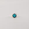Apatite Gemstone Silver Wedding Ring, 925 Sterling Silver Jewelry, Natural Gemstone, Women's Jewelry CZR-24-1