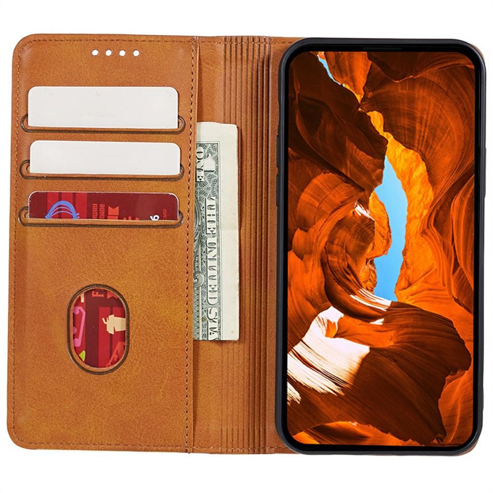 

Чохол для Realme 14 Pro 5G Міцний Магнітний Шкіряний Чохол для Телефону Текстура Теляти Green