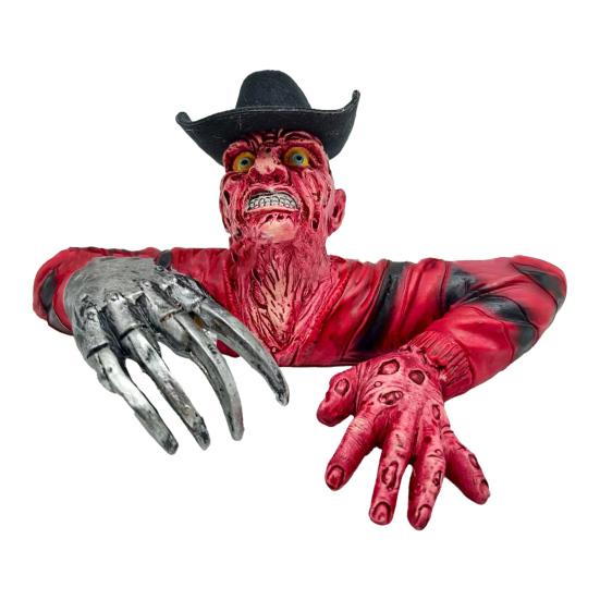 Resin Crawling Zombie Figurine Halloween Horror Zombie In A Crawling Position for Indoor Outdoor Garden Home Decor