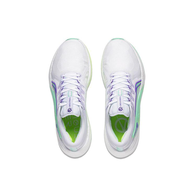LiNing Lightning 7 Lightweight High Resilience Durable Low-Top Running Shoes Men sneaker White Purple ARZT003-18