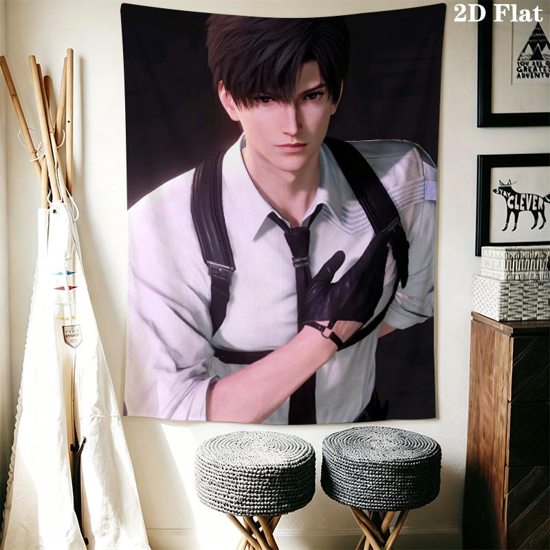Zayne Wall Tapestry Aesthetic Wall Hanging Printed Fabric Blanket Decorative Tapestries for Bedroom Living Room Home Decor