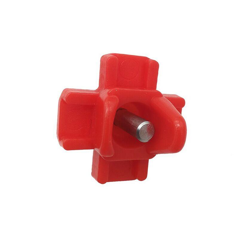 

12 Pack - Horizontal Side Mount Automatic Poultry Nipples - Clean Drinker Waterer For Chicken Or Quail M красный