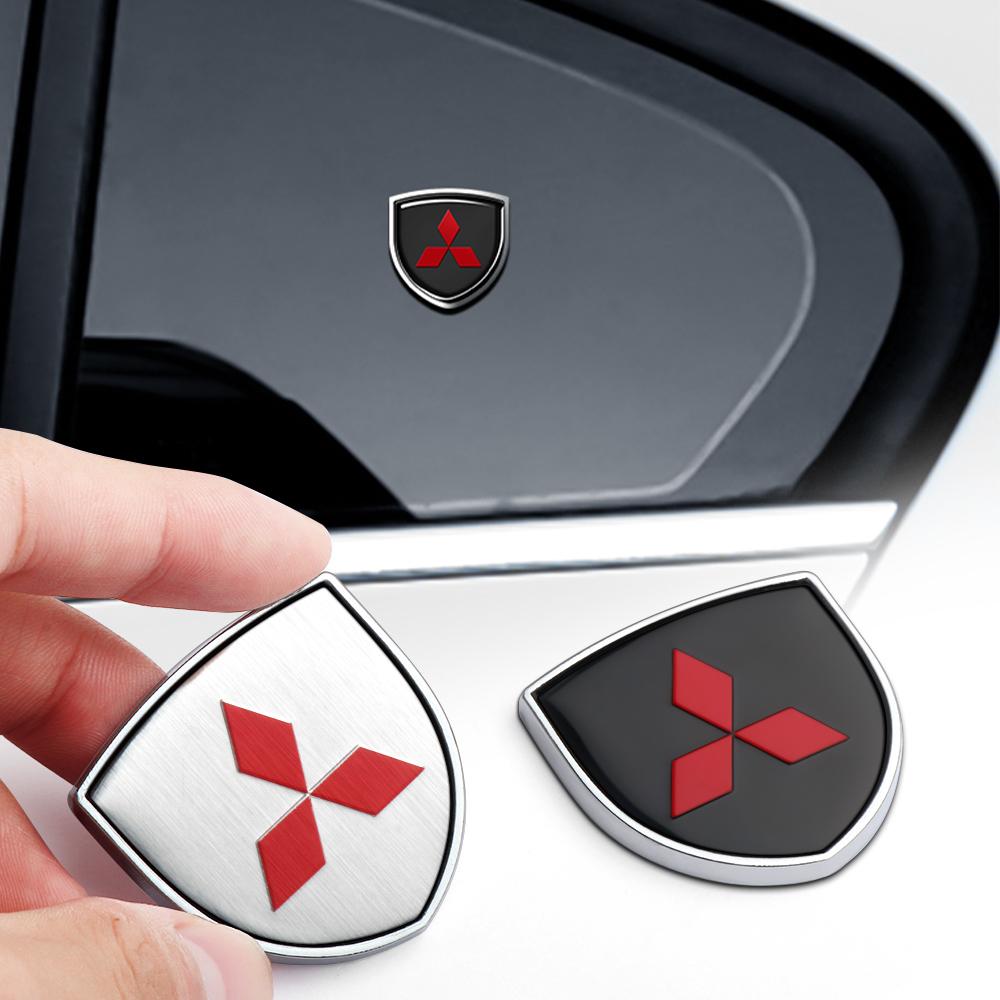 3D Metal Styling Body Fender Decoration Shield Stickers For Mitsubishi L200 ASX Pajero Sport Outlander Xpander Colt BL4
