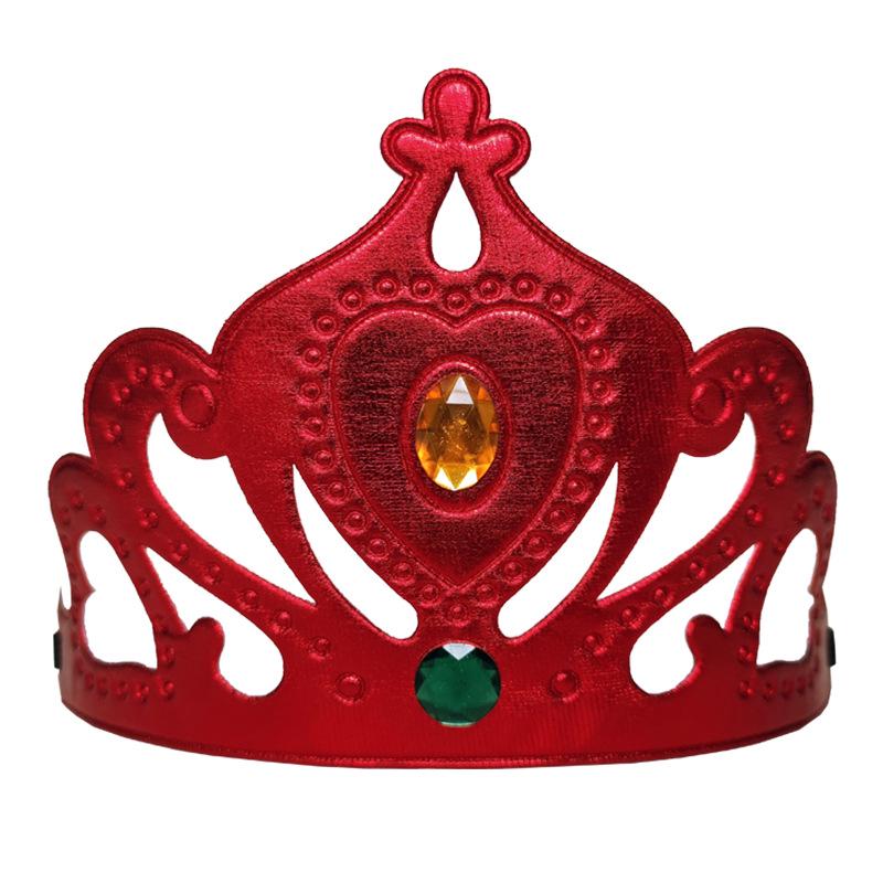 

Тиара замороженной принцессы, головной убор для украшения детского торта на день рождения One Size