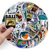50pcs Waterproof Fishing Stickers - Non-infringing Original Graffiti for Outdoor Decoration, Fishing Boxes, Suitcases, and Stationery