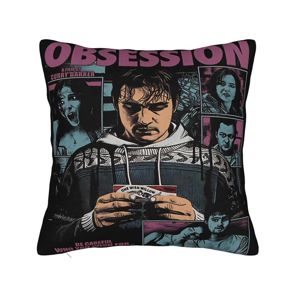 Decorative Pillowcase Obsession 2026 Horror Movie  Merchandise Home  Throw Pillow Case Cover Zippered Multi Size