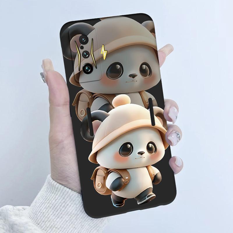 For Xiaomi Poco F4 GT Case Soft TPU Silicone Cover Cute Astronaut Panda Phone Case For Poco F4GT Redmi K50 Gaming Coque Funda