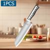 WXCOO Professional Japanese Knife Kitchen Knife for Cooking Ergonomic Handle 7Inch Fruit Cutter Santoku Knives Kitchen Supplies