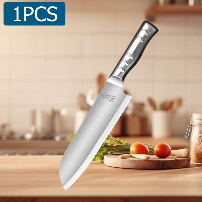 WXCOO Professional Japanese Knife Kitchen Knife for Cooking Ergonomic Handle 7Inch Fruit Cutter Santoku Knives Kitchen Supplies