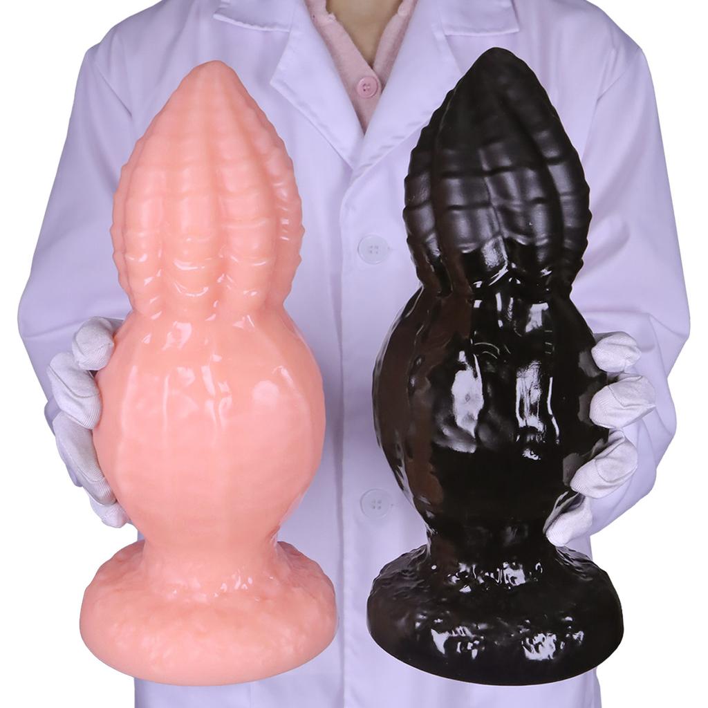 Extra Großer PVC Weicher Dildo Fisting Analplug Masturbator Saugfuß Analdilatator Erwachsenen Sexspielzeug Großer Schwanz Strap-on Penis