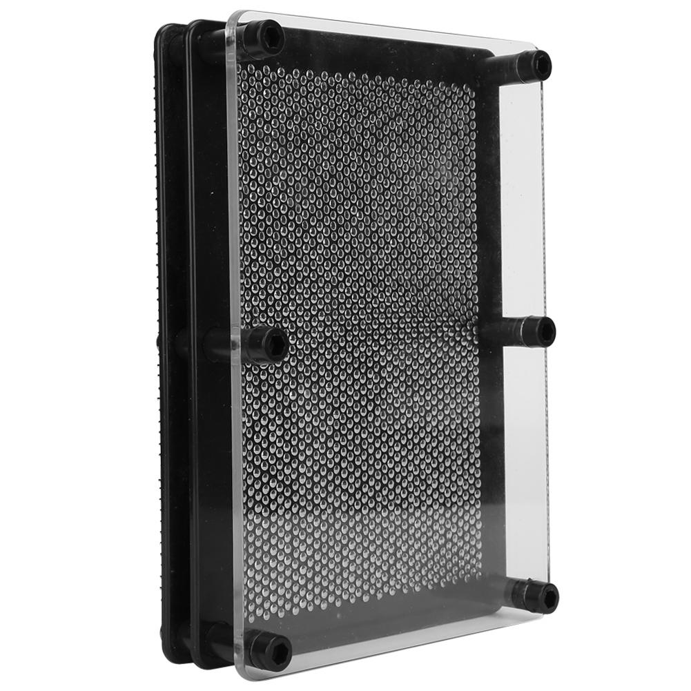 Stainless Steel Pin Art Toy 3D Hand Model Toys Desk Ornament Birthday Gift Decoration