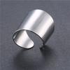 Fashion Silver Color Opening Ring For Women Men Peronality Large Wide Finger Rings Party Jewelry