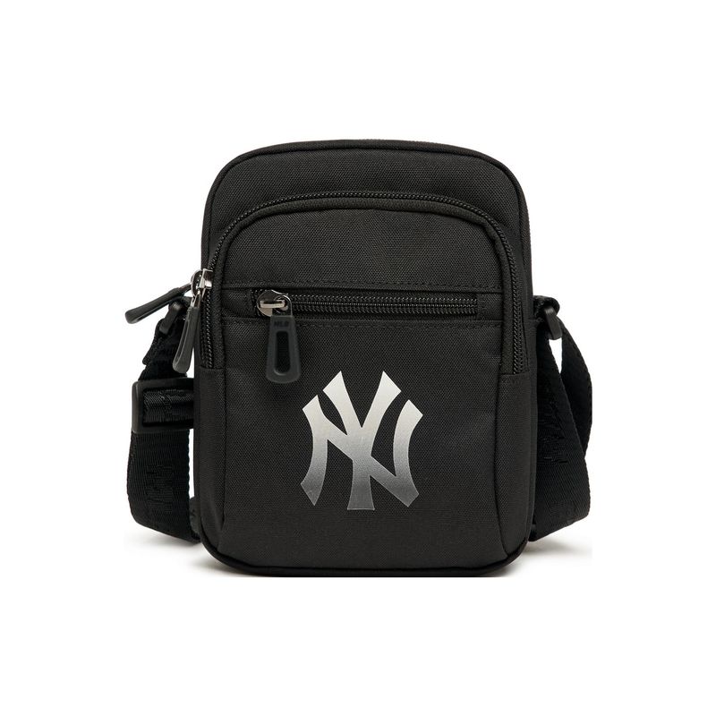 MLB New York Yankees Adjustable Shoulder Strap Polyester Mini Crossbody Bag Men bags Black 7ACRB013N-50BKS