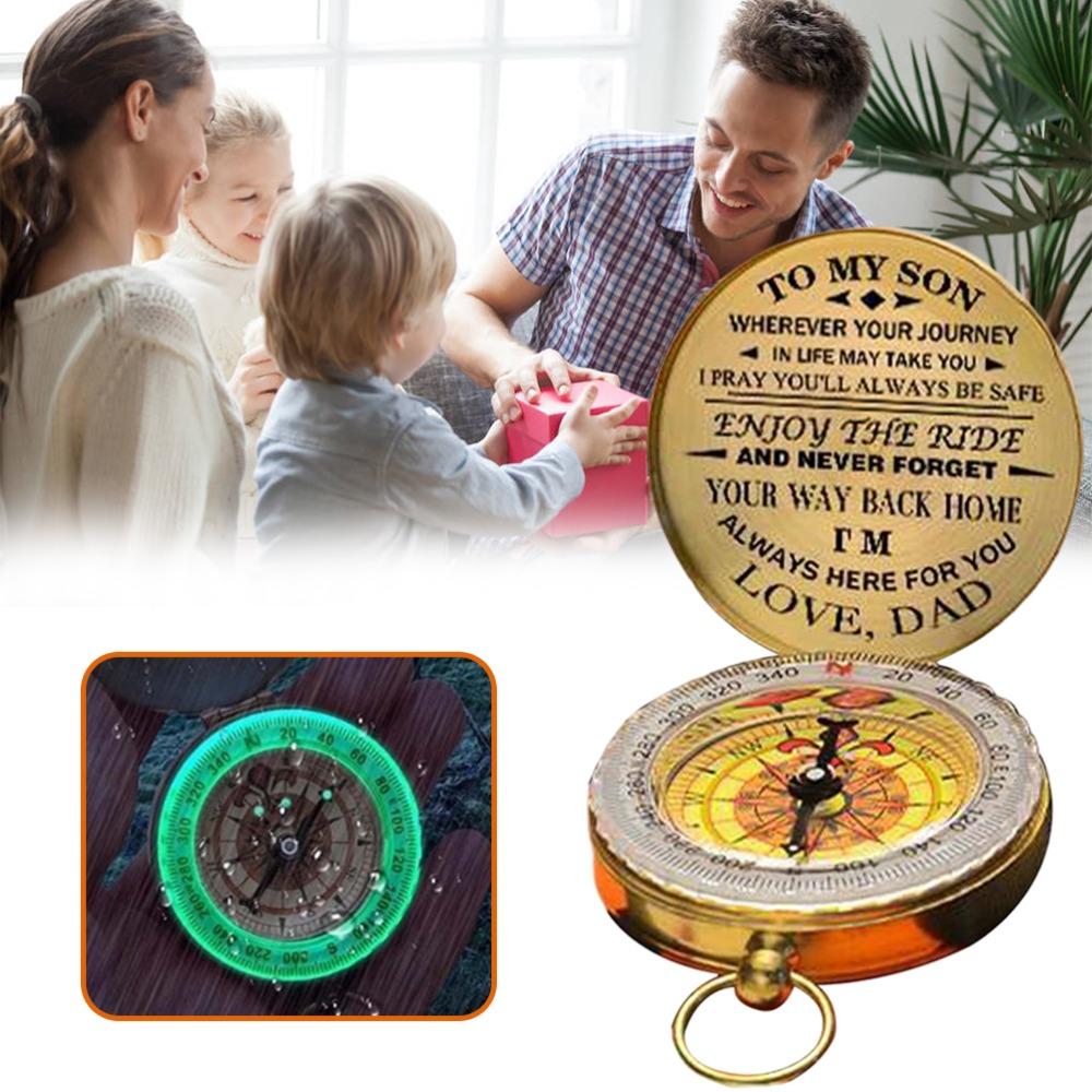 Glow In The Dark Navigation Tool Luminous Design Hiking Compass Enjoy The Ride Design