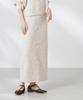 Nano Universe Fukure Jacquard Cut Narrow Skirt be paired with other F 037 Ivory Women's (Can items) 673-5130300