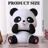 Coin Bank for Kids Panda Shape Kids Coin Saving Bank Quick Retrieval Wide-Opening Ornament for Children Students Teens Boys