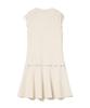 Milo Woman Knitted Flare Dress [Ecru]