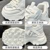 Leather dad shoes autumn and winter new retro small platform sports and leisure shoes