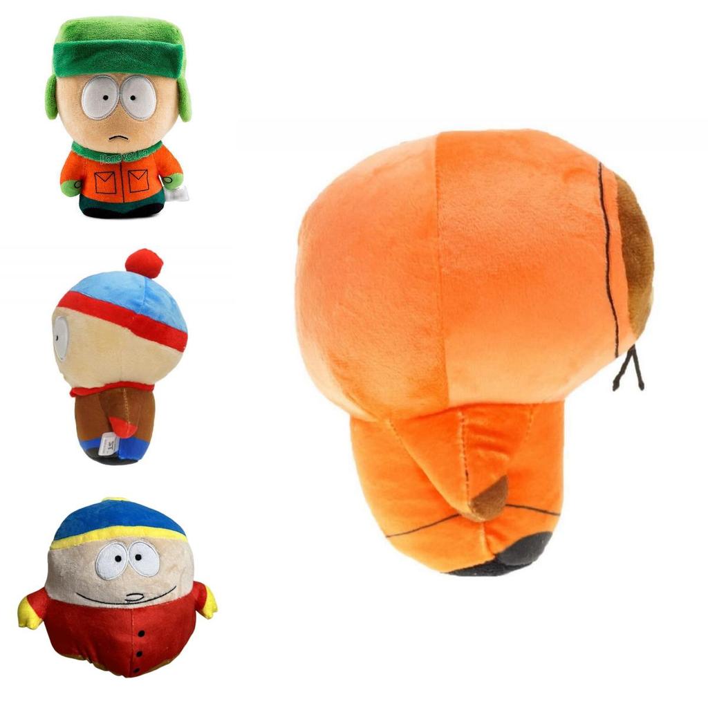 Portachiavi di South Park con Peluche di Kyle, Cartman e Kenny
