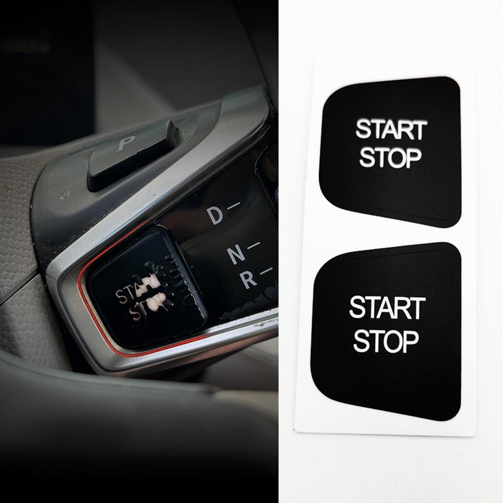 High Grade Vinyl Start Stop Decal Button Repair Sticker