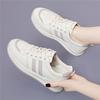 Autumn new women's shoes, athleisure white shoes, Korean version of the trend, thick-soled flat daddy shoes, board shoes