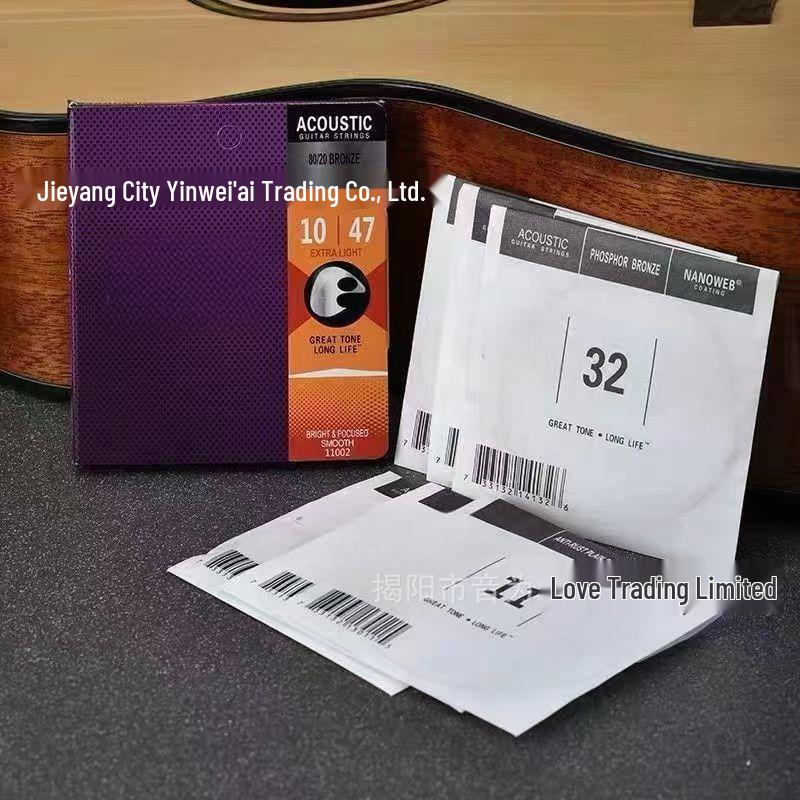 Yilikes Guitar Strings: Models 11002, 11027, 11052, 16002, 16027, 16052