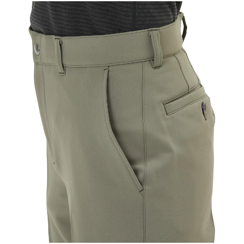 Mizuno Breath Thermo Outdoor Tea Leaf Women's Non-Stress Pants, Heat-Generating Material,