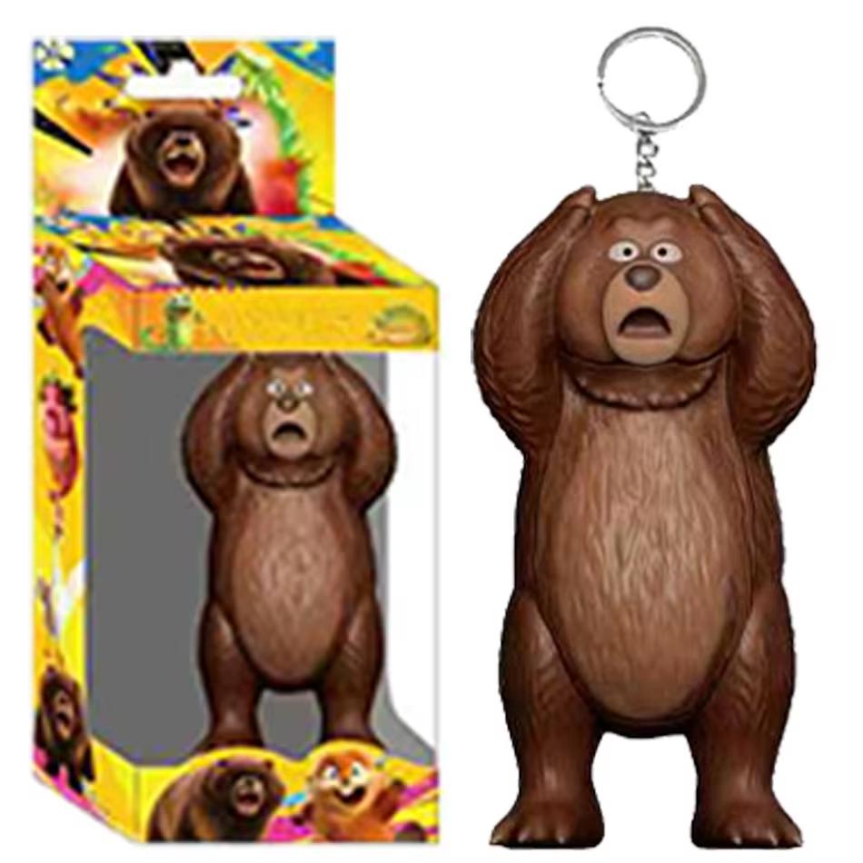 Disponibile Portachiavi Serie Piano di Trasformazione del Castoro Figura Hoppers Action Figure Modello di Film Giocattoli Regalo per Bambini Decorazione Zaino