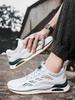 Módní pánské tenisky Síťované ležérní boty Šněrovací pánské boty Lehké vulkanizované boty Vycházkové tenisky Zapatillas Hombre