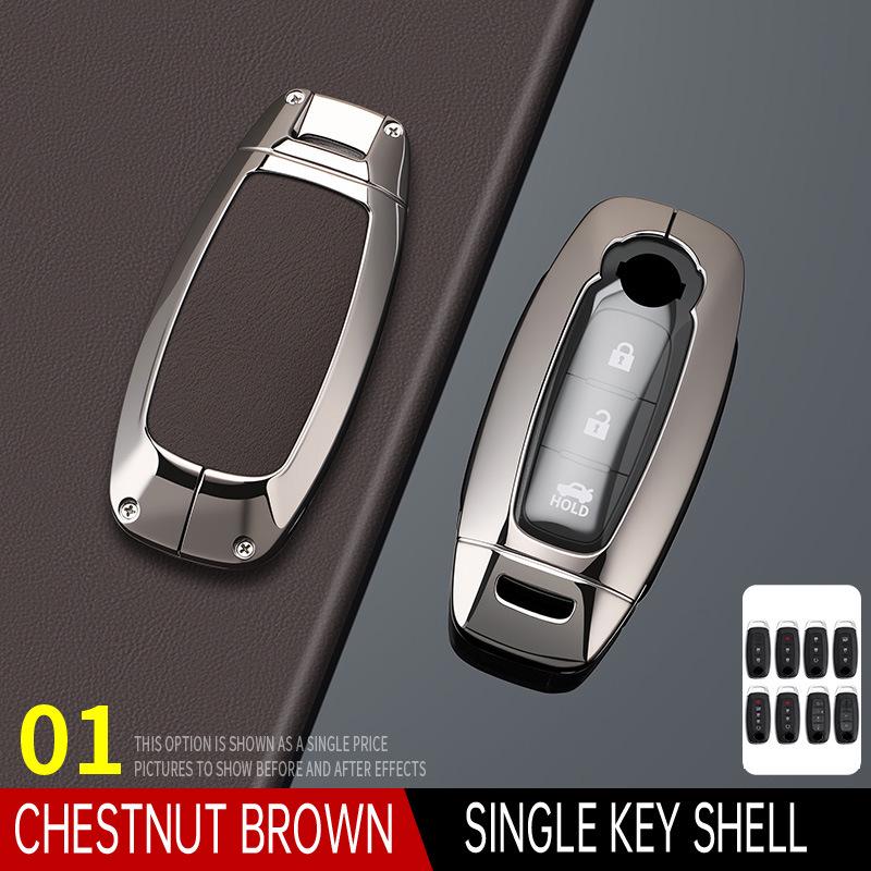 Nissan Car Key Case for Sylphy, 14th Gen Teana, Qashqai, X-Trail, Tiida, Kicks, Murano, Bluebird