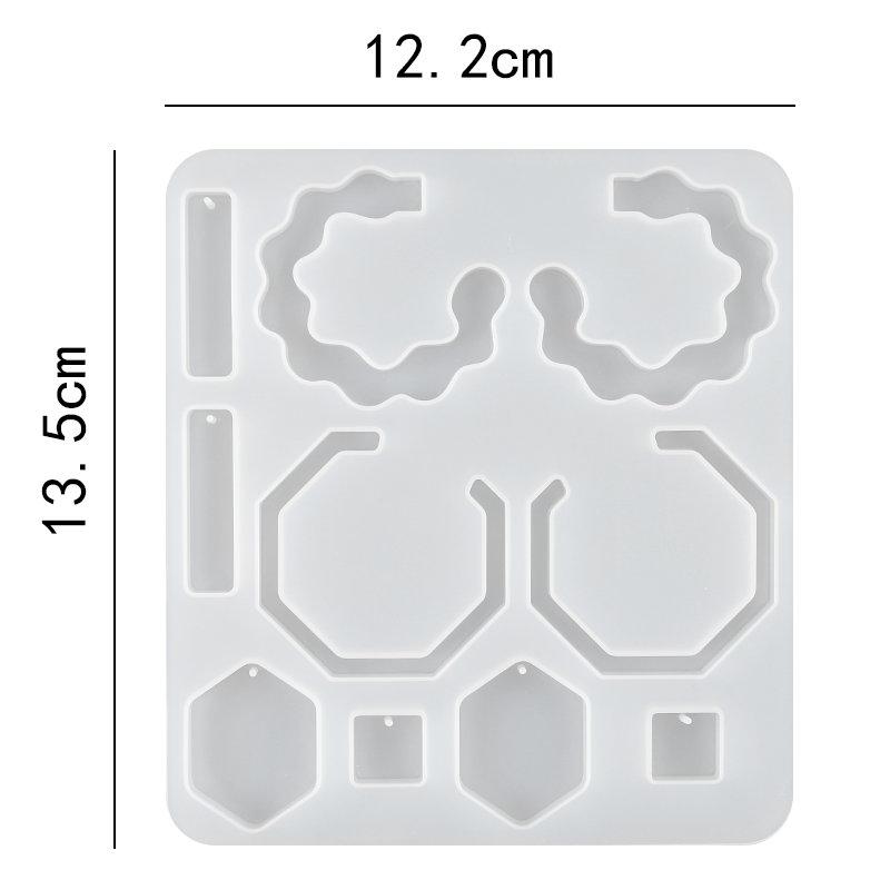 30 Stile Silikon Ohrring Anhänger Silikon Harz Formen Schmuckherstellung Gießform für DIY UV Harz Epoxid Anhänger Basteln Handgemacht