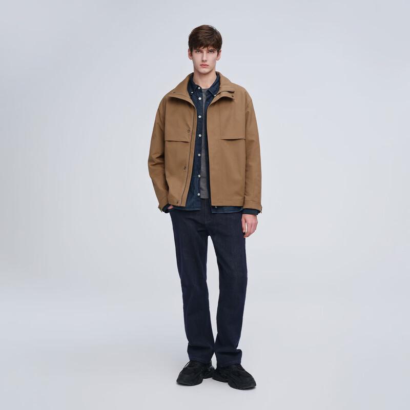 GIOVANNI VALENTINO Men's Autumn/Winter Casual Hooded Windproof Jacket