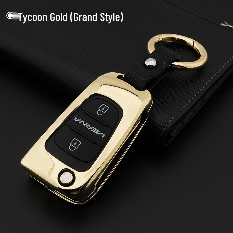 Hyundai Mistra, Elantra, ix35, Santa Fe, Sonata 9, Tucson Genuine Leather Car Key Cover