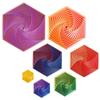 3D Printing Fractal Irritable Hexagon Decompression Tool Ornament Multiple Colors Children Transfiguration Toy Handicraft Gift