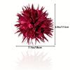 1pc New Simulation Hydrangea Large Acrylic Hair Claw Clip, Women'S Fashion Bohemian Style Hydrangea Flower Bun Hair Clip, Shark Clip