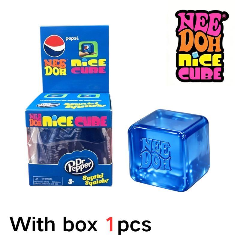 Dr Pepper Nice Cube Squishy Soft Sensory Fidget Toy Stress Relief Anxiety Relief for Adults
