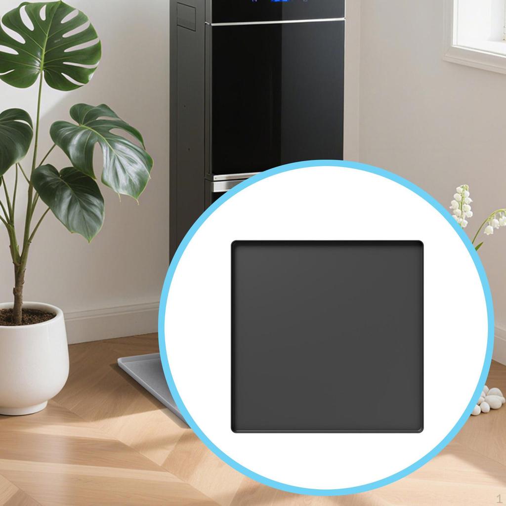 Mini Fridge Mat 50 Cmx50 Cmx1.5 cm under Washer Pan Practical Non Slip Multipurpose Freezer Floor