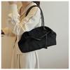 Vintage Suede Tote Bag Women Large Capacity Soft Shoulder With Magnetic Crossbody Or Underarm Style